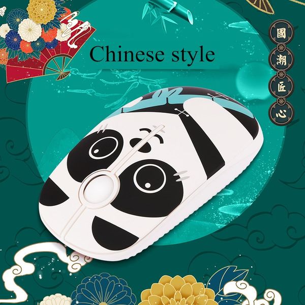 

chinese style creative computer gamer mouse gaming mouse wireless lapdeskuniversal girly cute painted pattern