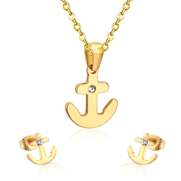 

earrings & necklace luxukisskids stainless steel dubai african jewelry sets arrow pendant for women girls wedding jewellery set, Silver