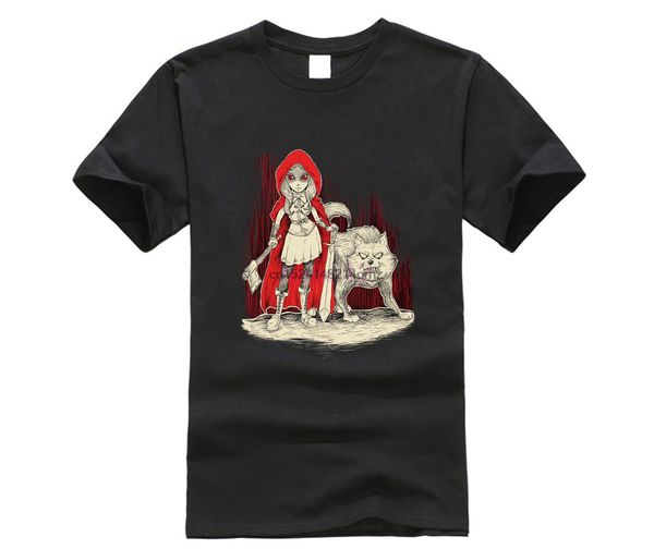 

мужчины tee afterlight красной шапочки t-рубашка мужского женского gothic punk rock wolf интересные картинки