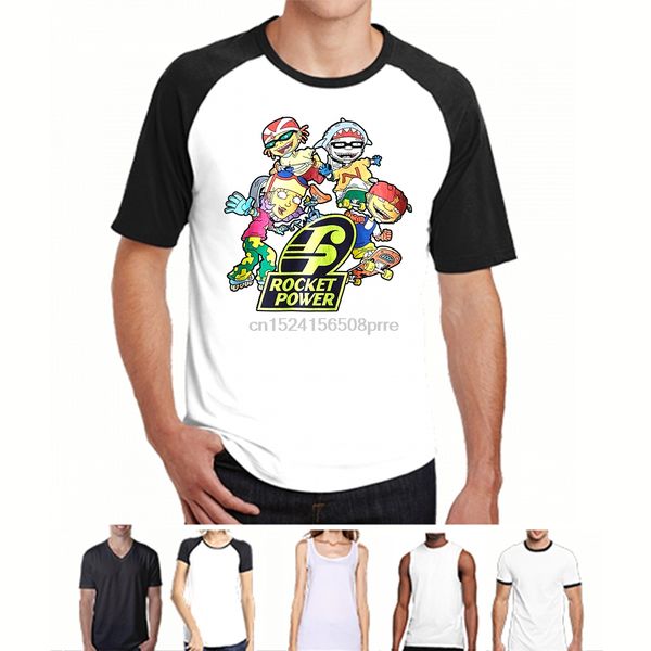 

men funny t shirt women cool tshirt men's rocket power t-shirt