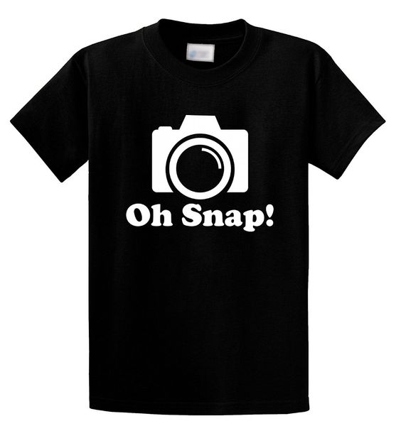 

t shirt design printing s fashion 2018 o-neck oh snap short sleeve tee shirts