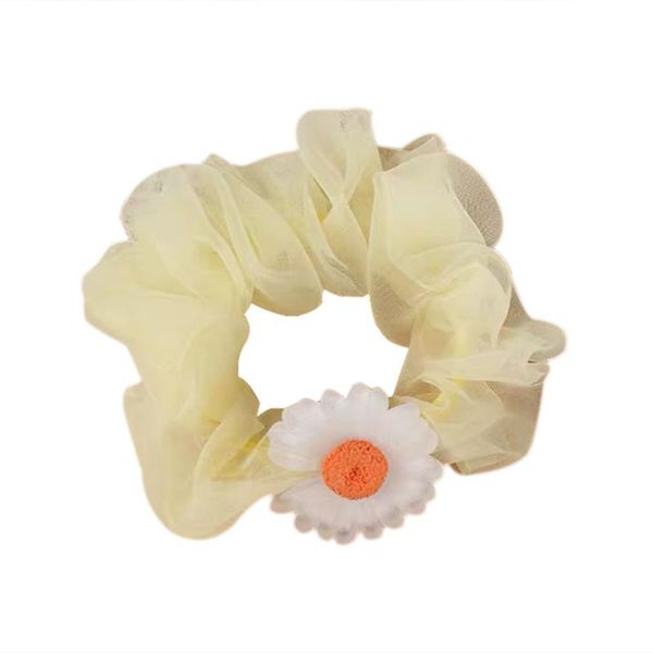 

hair accessories 1pcs fashion women bands flower net yarn rubber band elastic rope headdress girl ponytail sweet