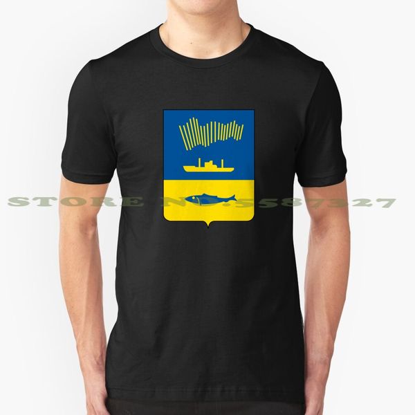 

coat of arms of murmansk , russia cool design t-shirt for men women