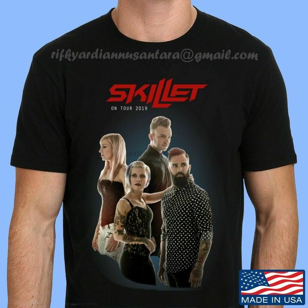 

новый skillet on tour 2020 черная футболка s-5xl мужчины женщины