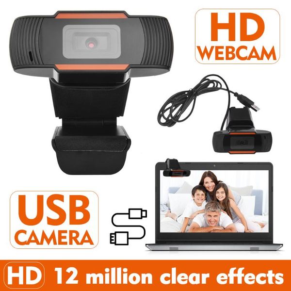 Videocamere Videocamera Web webcam professionale Mini HD USB con registrazione microfono per giochi Video widescreen per computer dal vivo Vita quotidiana PC