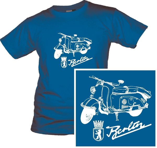 

berlin roller sr 59 industrie werk ludwigs felde wiesel troll campi moped brand new 2019 summer men short sleeve casual t shirt