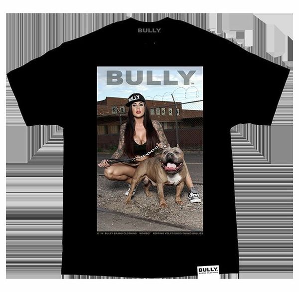 

dga bully romeo pitbull pit bull dog cholo gangster lowrider kennel t- shirt