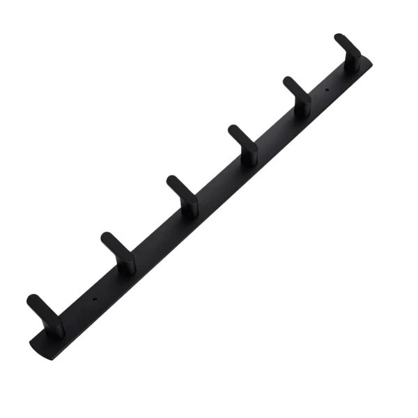 

hooks & rails bathroom coat hook hanger towel wall hanging door behind 6