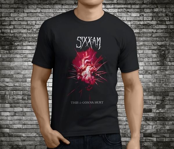 

новый sixx am это обижу черная футболка размер s-3xl