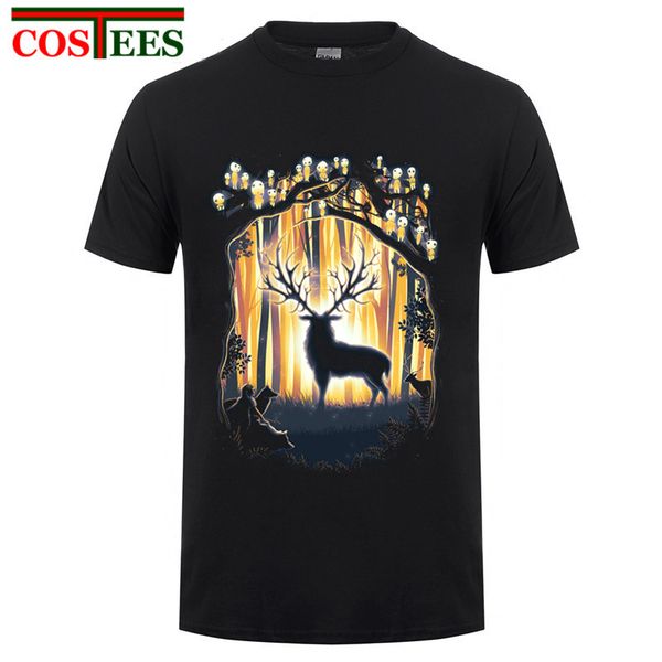 

geek deer god please save our forest t shirt men round neck organic cotton ink elk men's t shirt deer t-shirt lowest price