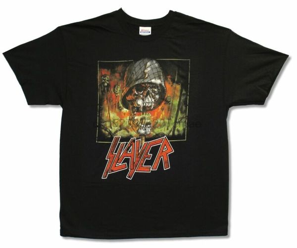 

slayer impaled skull black t-shirt new thrash metal