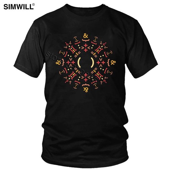 

ретро код mandala tshirt мужчины хлопок футболка с коротким рукавом программисты coding разработчик tshirt c ++ java python coder gift tee