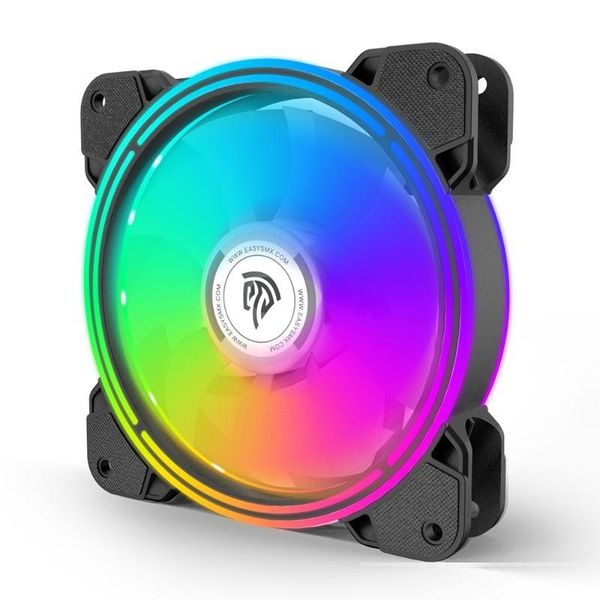 

120mm cooler fan computer pc case fan rgb adjust led speed quiet remote computer cooler cooling rgb case