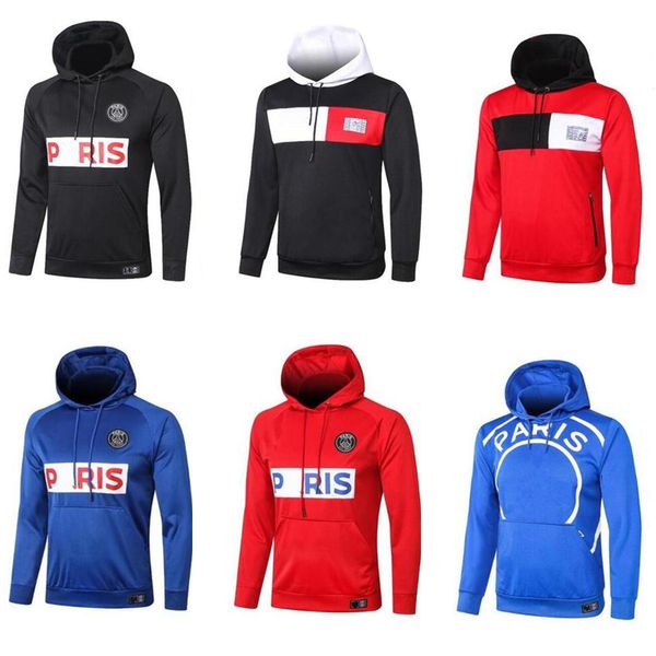 

2020 2021 paris soccer hoodie jacket AIR jordam Survetement 20/21 paris MBAPPE ICARDI maillot de foot football Hooded jacket tracksuit
