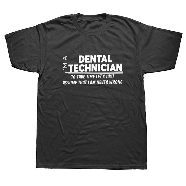

dental technician funny t shirt for men dentist short sleeve classic tees cotton o neck t-shirts plus size clothing