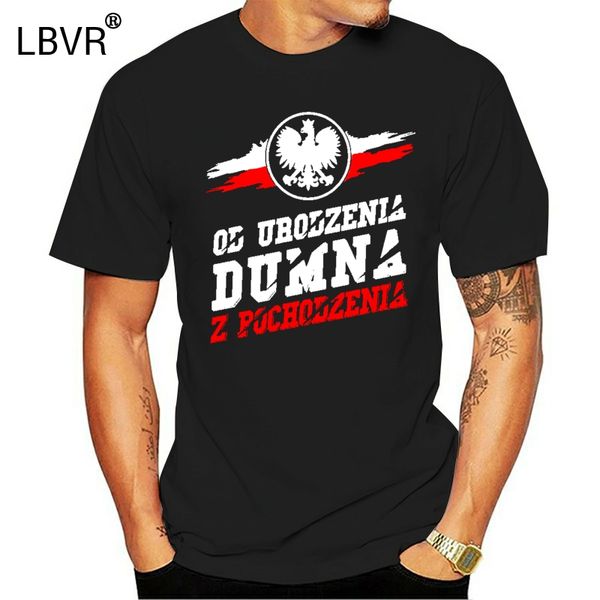 

2020 fashion dumna women's patriotic t-shirt poland polish t shirt tee shirt