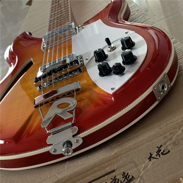 

6 string guitar, 360-6 electric guitar,cherry red body with maple fingerboard