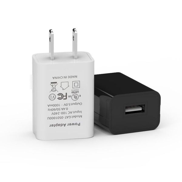

ul charger 5v 1 a us plug wall charger power adapter travel home ac adapter single port charger universal for iphone samsung android phone