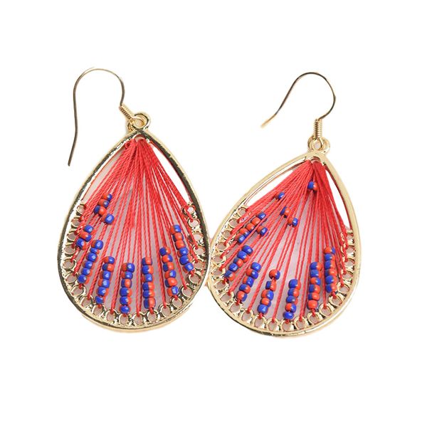 

designer earrings originality geometry designer bohemian earrings line big earringsdesign silver plated pendant hand woven shell