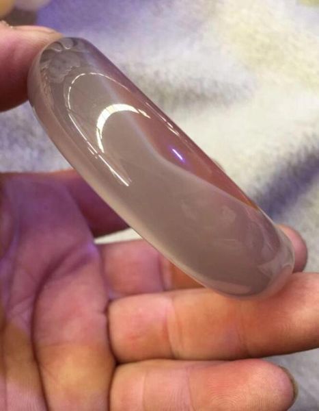 

natural manao mix purple chalcedony bracelet, Black