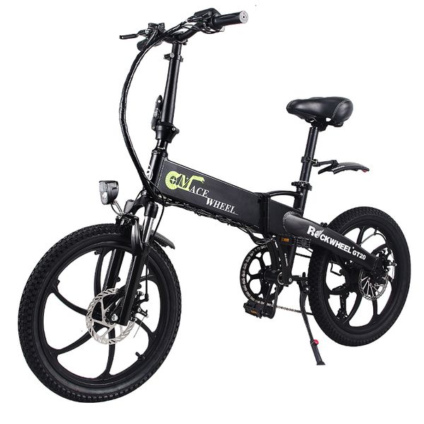 

europe & russia stock 20inch electric bicycle 48v lithium battery aluminium foldable electric bicycle 350w powerful, Silver;blue