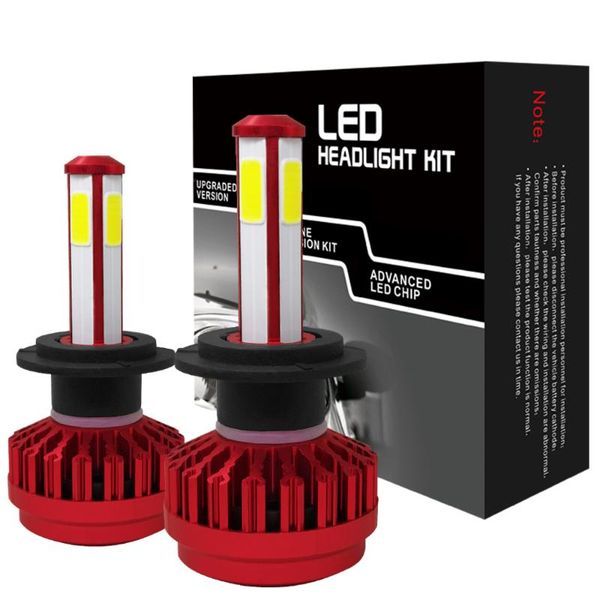 

car headlight bulbs led h7 h8 h9 h11 9005 3 9006 4 9003 2 h4 led light styling bright 12v 6000k 8000lm auto lamp