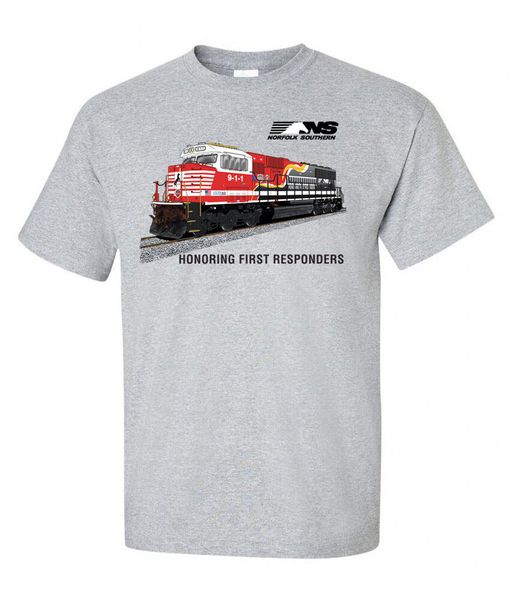 

norfolk southern first responders tribute authentic railroad t-shirt [117