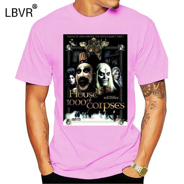 

новый дом 1000 трупы футболка rob zombie mens t-shirt s-5xl мужчина женщина