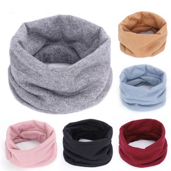 

sports windproof warm multifunction cashmere cycling mask collar winter women wool knit elastic thick neck guard scarf n5, Blue;gray