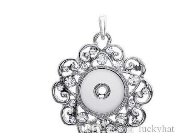 

новое падение diy sanp 18мм подвеска мгновенного нуса шарма кнопки 18мм rhinestone fit hot white diy кнопка продажи аксессуаров ювелирных из, Silver