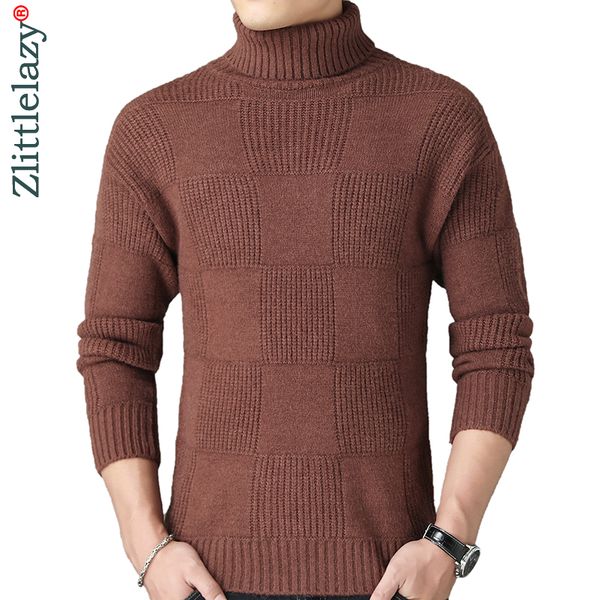 

men's sweaters 2021 thick warm winter turtleneck knitted pull sweater men wear jersey dress pullover knit mens male fashions 02162, White;black