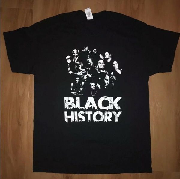 

vintage black history month mlk obama rap tee t shirt sz l