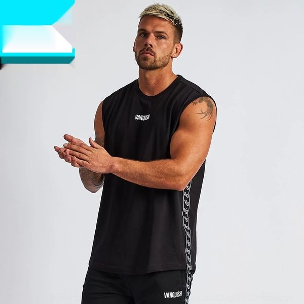 

muscle t-shirt vest age new waistcoat fitness vest men' loose running training sports sleeveless t-shirt clothing or1kf, White;black