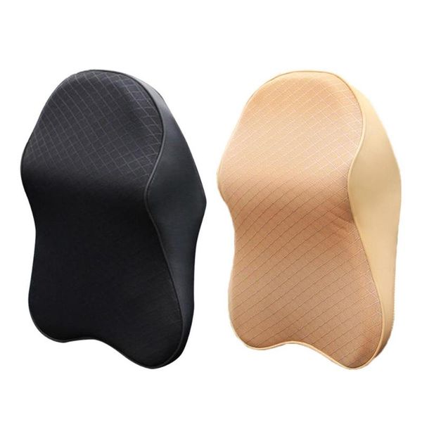 

22 * 30 * 9.5cm car seat cushion memory foam headrest relieve neck pain removable pillowcase neck pillow car interior supplies