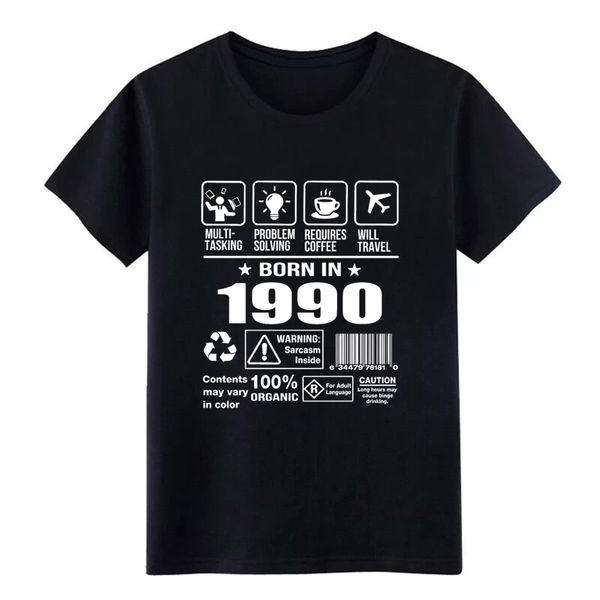 

мужская born в 1990 тенниска designs с коротким рукавом euro размер s-3xl отдыха fit смешные повседневный весна уникальная рубашка