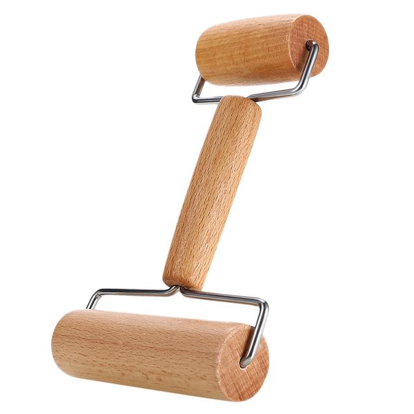 

wood rolling pin, practical home kitchen baking cooking tool