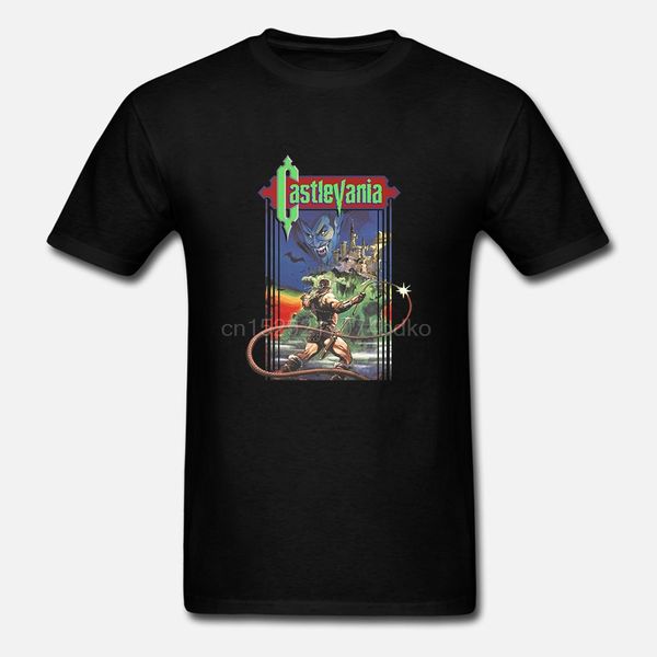 

printed men t shirt cotton tshirts o-neck short-sleeve castlevania women t-shirt
