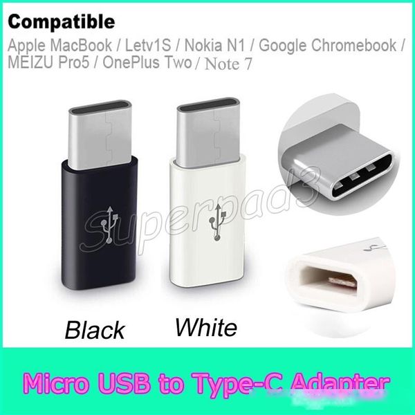 

type c micro usb 2.0 high speed converter adapter for galaxy note 7 apple macbook letv1s nokia n1 meizu pro5
