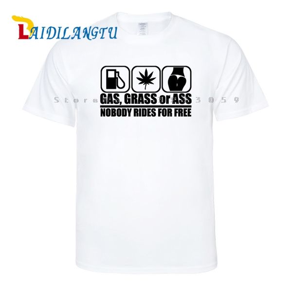 

оптовые nobody rides газ травы или жопу свободный забавный подарок именинникам тенниска печати хлопка с коротким рукавом футболки