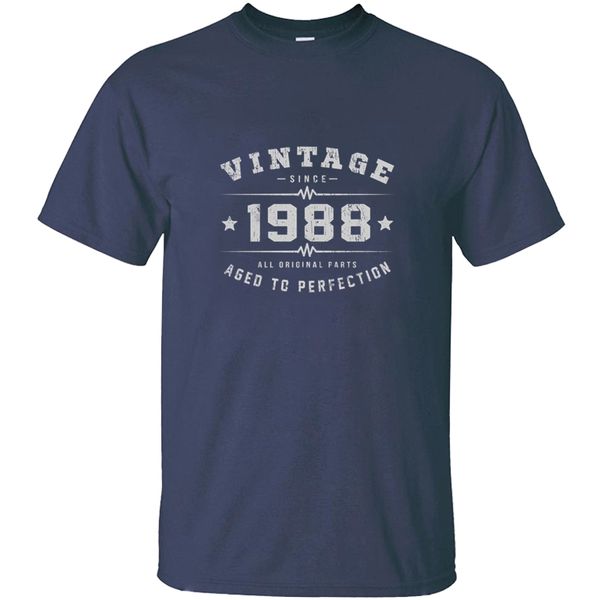 

sunlight 1988 aged to perfection t-shirt man graphic round collar basic solid harajuku men tshirts plus size s-5xl