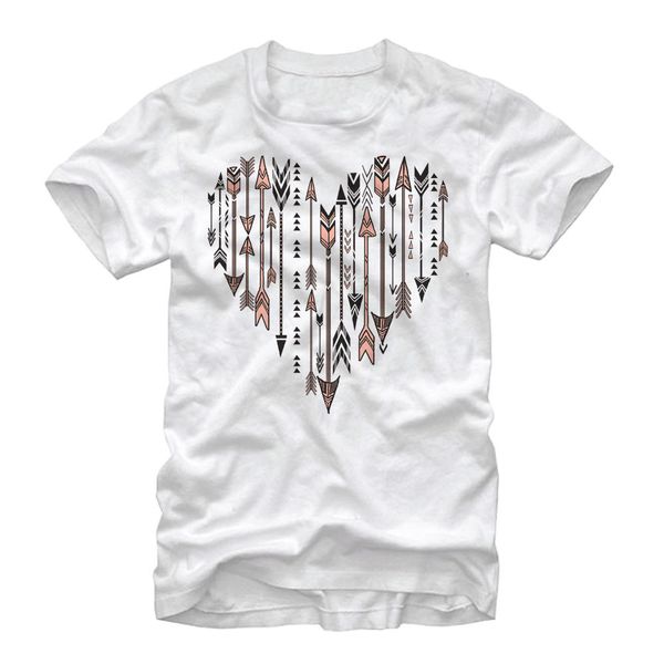 

2019 fashion 100% cotton t shirt arrow heart mens graphic t shirt tee shirt