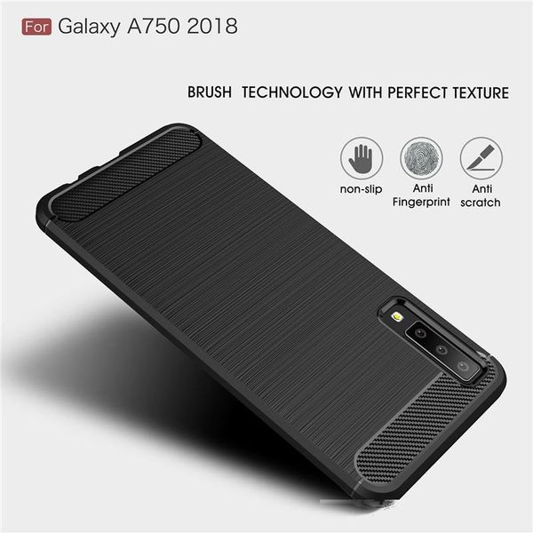 

a tpu protective carbon fiber cover for samsung galaxy a8s a6s a9 star lite a8 a6 plus a7 a5 a3 tpu soft cover