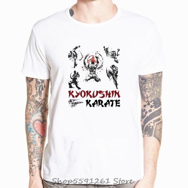 

каратэ киокушинкай символ япония martial art t-shirt men tee прохладный повседневная майка мужчин унисекс новые тенниску сыпучие размер топы