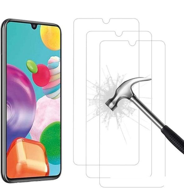 

100pcs/lot 9h clear tempered glass for samsung a10 20 30 40 50 a60 70 90 a51 a71 a91 glass screen protector explosion-proof film