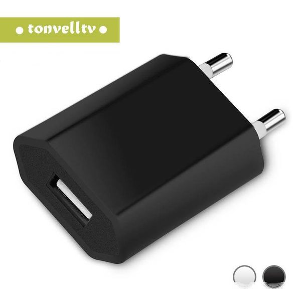 

100pcs/lot usb charger eu 5v 1a 5w portable wall charger for mobile phone usb adapter for iphone 11 x 7 6 6s plus 5 5s samsung