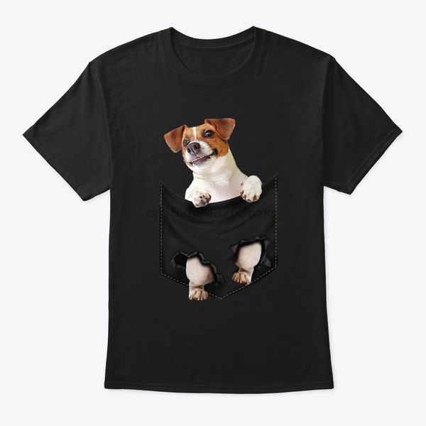 

men t shirt jack russell terrier pocket mid t shirt women t-shirt