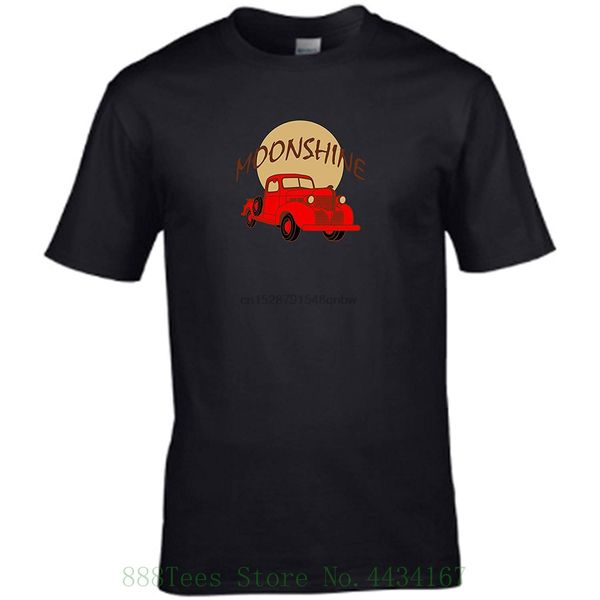 

s tees moonshine truck design mens t shirt streetwear funny print clothing hip- mans t shirt tees