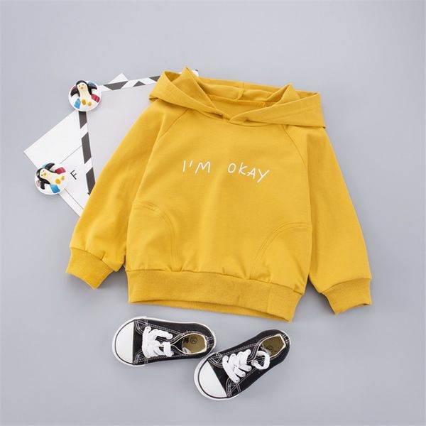 

boys sweatshirts legoes long sleeved t-shirts baby letter girls hoodies children spring autumn clothes toddler outerwear 201210, Black