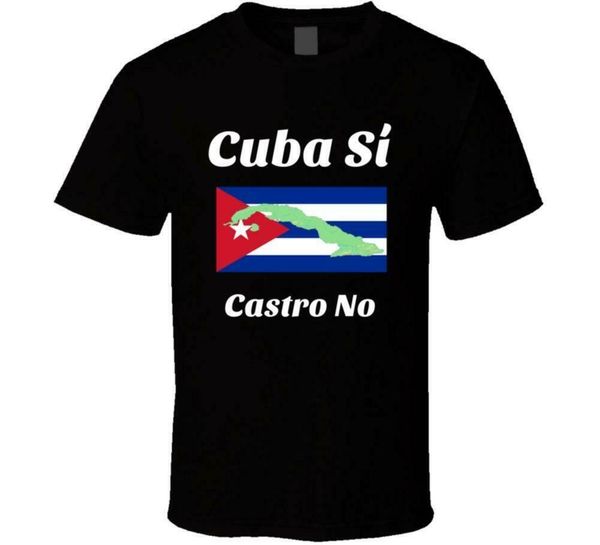 

cuba si castro no t-shirt novelty political om from oppression democracy