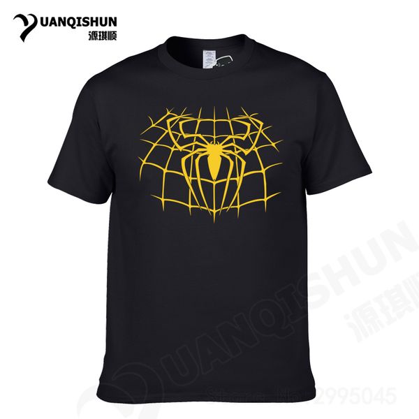 

yuanqishun spiderman man t shirt fashion cotton comfortable superhero men's short sleeve o neck tshirt personality t-shirt